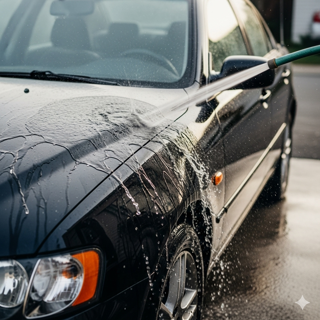 Rinse the Car Thoroughly