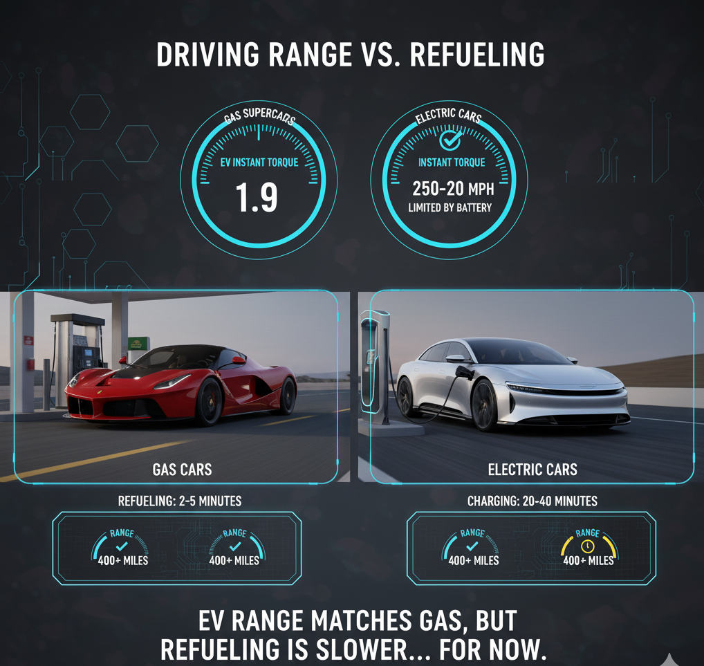 Driving Range vs. Refueling
