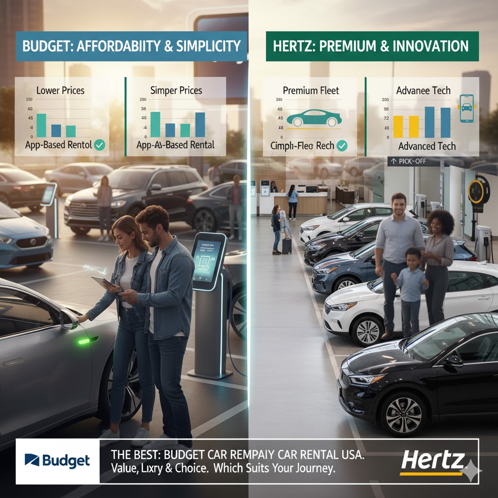 Budget vs. Hertz Car Rental USA