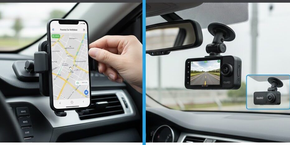 Best Phone Holder and Car Dashcam