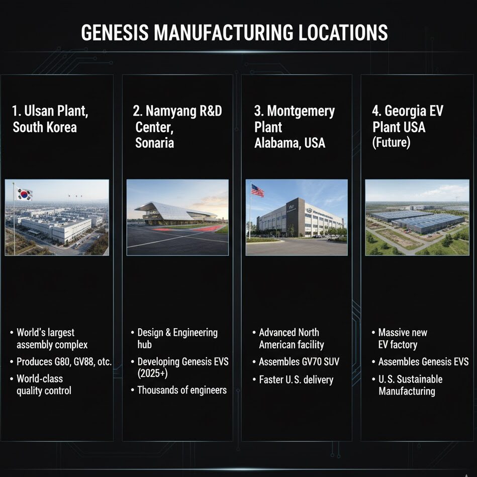 Genesis Manufacturing Locations