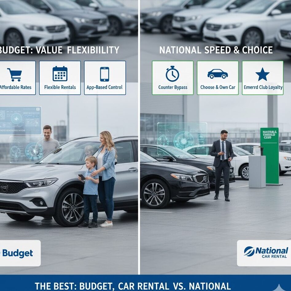 How Budget Competes with National Car Rental