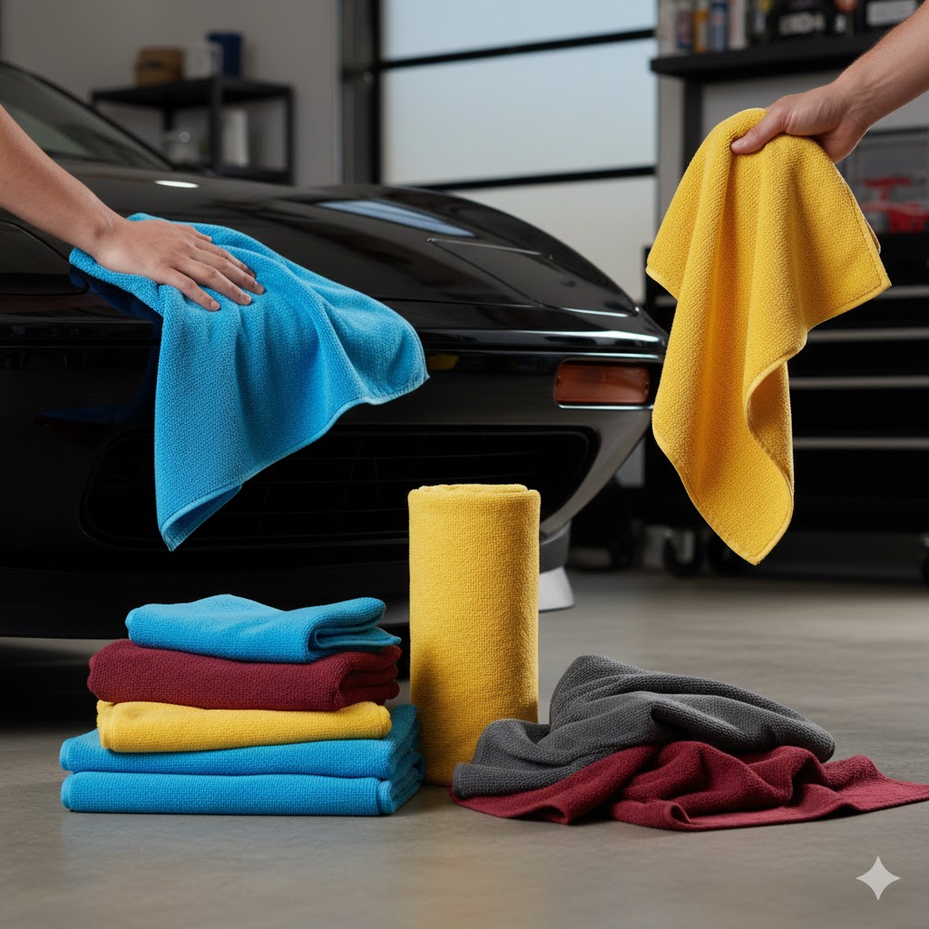 Microfiber Towels for Car Cleaning