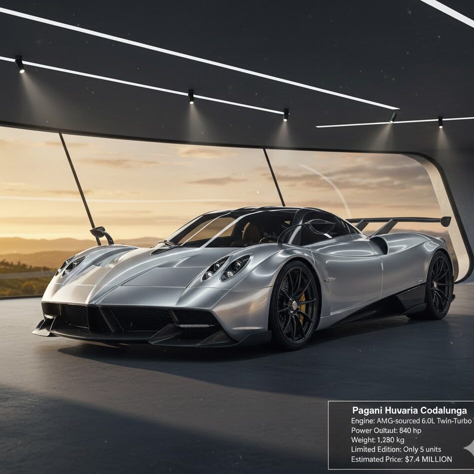 Pagani Huayra Codalunga – $7.4 Million