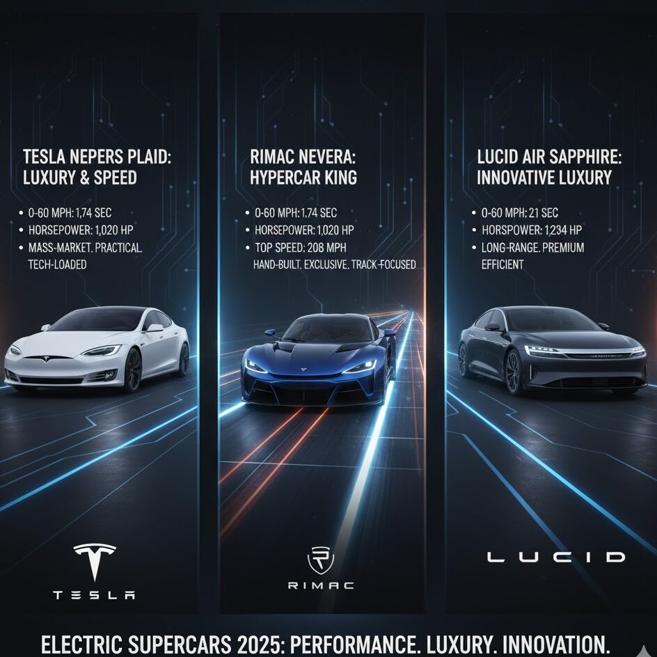 Rimac Nevera vs Other Electric Supercars 2025
