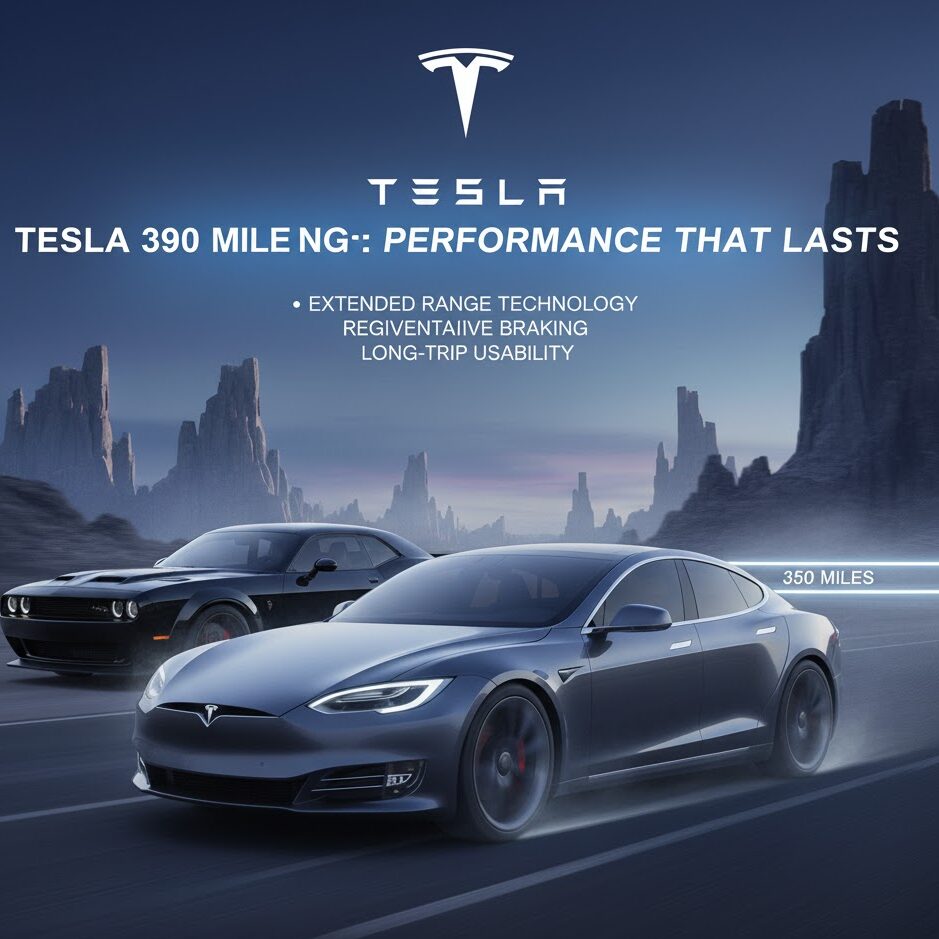 Tesla 390 Mile Range: Performance That Lasts