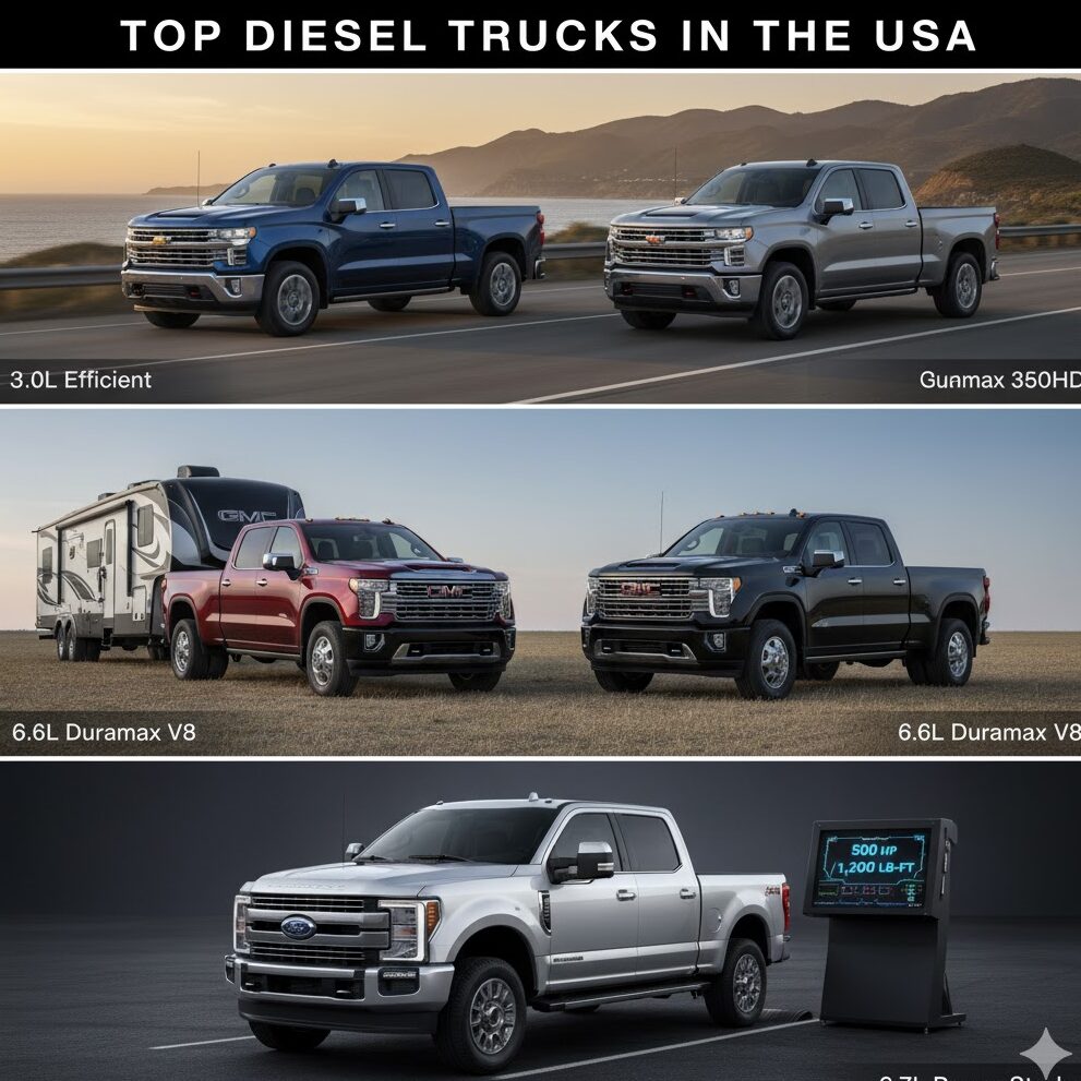 Top Diesel Trucks in the USA