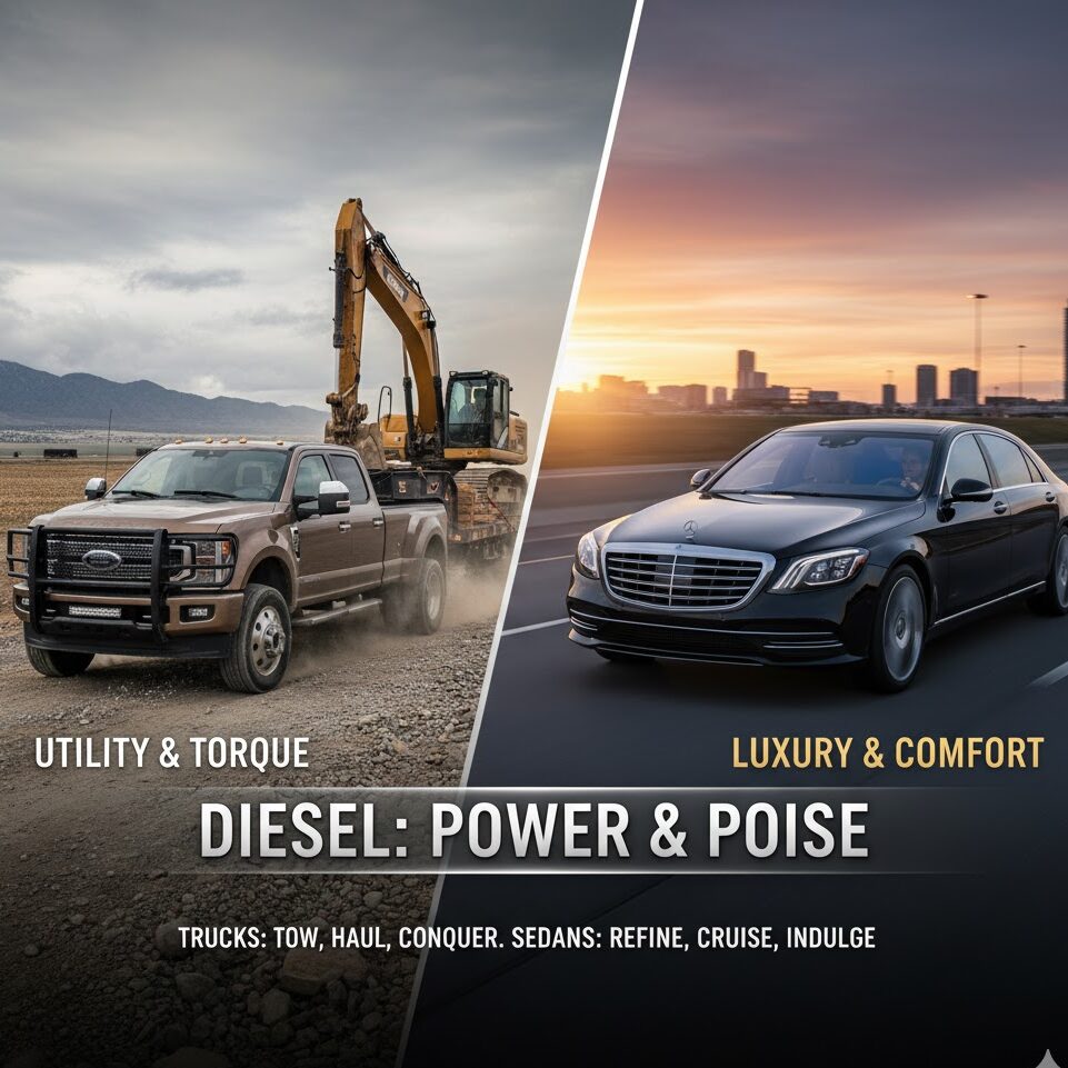 When Diesel Trucks Outshine Diesel Sedans