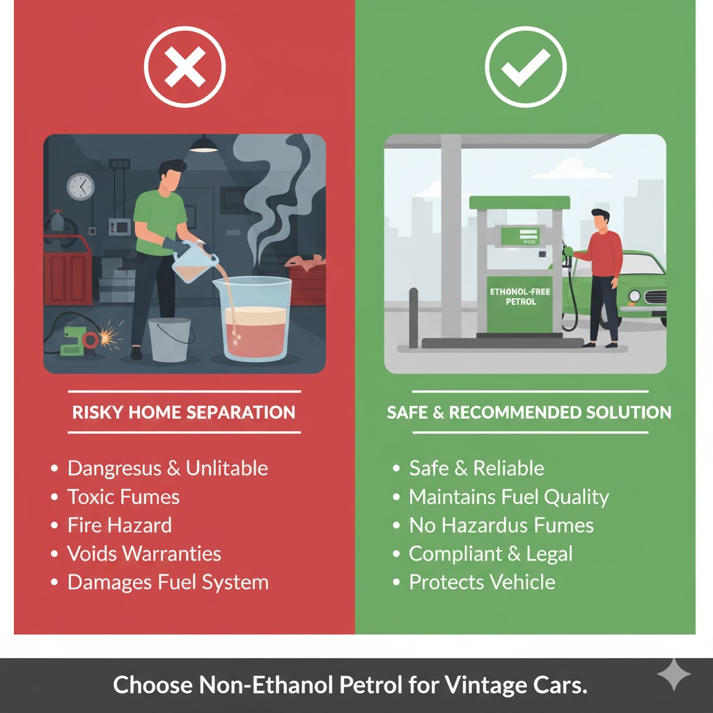 Ethanol Free Petrol vs. Petrol 10 Ethanol